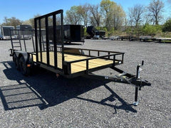 Carry-On 7 x 16 Landscape Utility Trailer – Side ATV Ramp