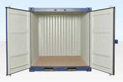 8Ft Shipping Container One Trip (Blue)