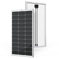 MEGA 100 | 100 Watt Solar Panel | Premier 12V Off-Grid Solar Panel for Vans, Campers, Boats | 25-Year Output Warranty | UL Certified