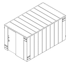 Swisher ESP Safety Shelter- 25 Person Private / 15 Person Business