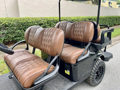 2026 E-Z-GO Express 6 Gas Lifted Black Golf Cart for Sale