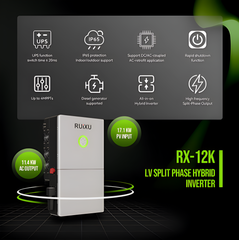 RUiXU | RX-12K Split Phase Hybrid Inverter | RX-12K