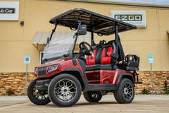 Red 2024 EVolution D5 Ranger 2+2 Golf Cart for Sale