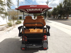Red 2024 GORILLA G4 LI 4 Pass Lithium Golf Cart for Sale
