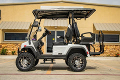 White 2024 EVolution D5 Maverick 2+2 Golf Cart for Sale