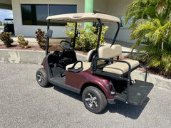 2019 E-Z-GO RXV Elite Lithium Burgundy Golf Cart for Sale