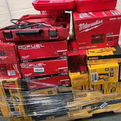 Milwaukee & Dewalt tool pallets