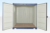 10Ft X 8Ft Shipping Container (One trip) – Blue