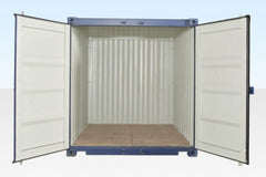 10Ft X 8Ft Shipping Container (One trip) – Blue