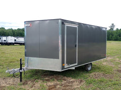 2022 Sno Pro Trailers 101×12 Aluminum Hybrid 2.0 w/Tapered Ramp, Mats & Guides