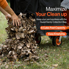 SuperHandy 7HP Gas Leaf Vacuum & Wood Chipper, 10:1 Mulch, 6-Bushel Bag