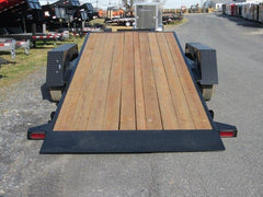 BWise 7 x 20 Low Profile Split-Tilt Equipment Trailer – Gravity Tilt