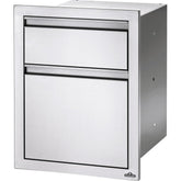 Napoleon | 18 Inch Double Waste Bin Drawer w/ Paper Towel Holder | BI-1824-1W