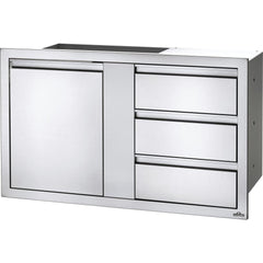 Napoleon | 42 Inch Single Door & Triple Drawer | BI-4224-1D3DR