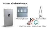 EG4 | WallMount Indoor Battery | 48V 314Ah | 16kWh | UL9540A | Self-Heating | FEWMT-48161-G1