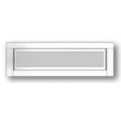 American Hearth | Boulevard SeeThrough Frame 48 in Stainless Steel | DFED489SS