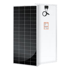 MEGA 200 MAX | 200 Watt 24 Volt Solar Panel | Premium 24V Off-Grid Solar Panel for RVs, Trailers, Cabins | 25-Year Output Warranty | UL Certified