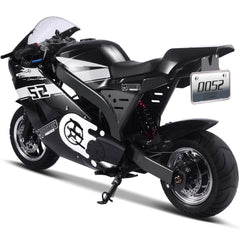 MotoTec | 1000w 48v Electric Superbike Black
