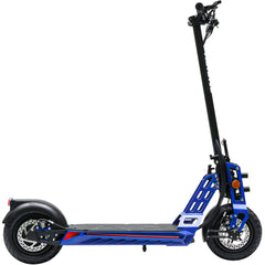 MotoTec | Free Ride 48v 600w Lithium Electric Scooter Blue