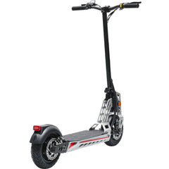 MotoTec | Free Ride 48v 600w Lithium Electric Scooter Silver