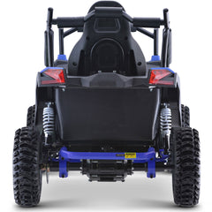 MotoTec | Raider Kids UTV 48v 1200w Full Suspension Blue