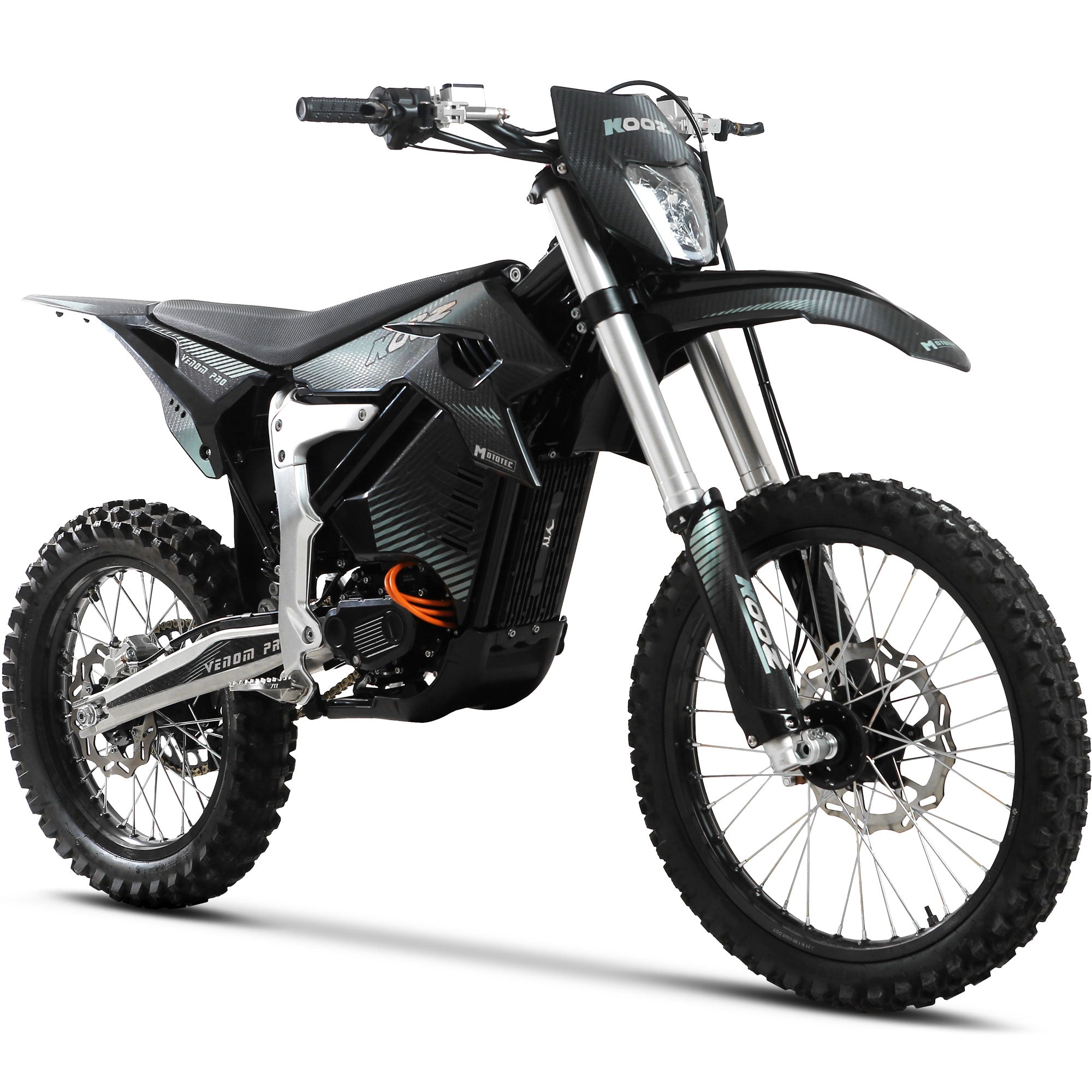 MotoTec Venom 72v 30000w 773ah Electric Dirt Bike White