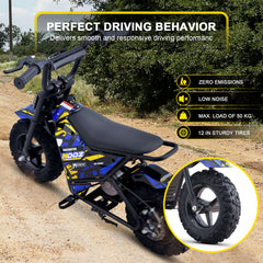 MotoTec | 24v 250w Electric Powered Mini Bike | HP120E