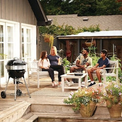 Napoleon | PRO 18 Inch Charcoal Kettle Grill | Black | PRO18K-LEG-3