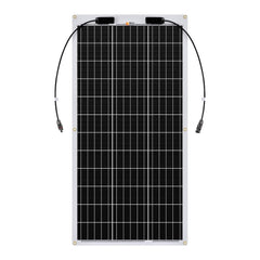 MEGA 100 FLEX | 100 Watt Flexible Solar Panel | Lightweight 12V Flexible Solar Panel for Vans, Boats, Trailers | High Efficiency