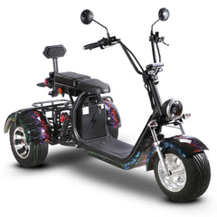 SoverSky | T7.1/T7.2 Electric Trike | 2000W 60V Dual Battery - Red 20Ah