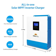 SunGold Power | Solar Kit 3000W 24V Inverter 120V Output | SGKT-3PRO