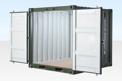 8Ft One Trip Shipping Container (Green)
