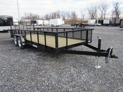 Premier 7 x 20 Landscape Utility Trailer – HD Ramp Gate
