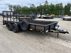 2021 Big Tex Trailers 6.5×16 6K Utility w/Ramp Gate & Spare Tire