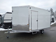 2024 Mission Trailers 101×12 Aluminum 2 Place Crossover 3.0 w/Side X Side Pkg, Rear Canopy