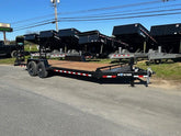 BWise 7 x 22 Heavy Duty Equipment Trailer – Ladder Ramps