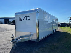 ATC 8.5 x 28 Enclosed Aluminum Car Trailer – Rear Spoiler