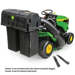 John Deere 42-inch Twin Bagger for 100 Series Tractors – Fast, Easy Attachment