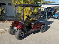 2020 E-Z-GO RXV Elite Lithium Red Streaker Golf Cart for Sale (Red Streaker)