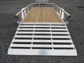 Sport Haven 6×12 Aluminum Utility Trailer – Bi-Fold Ramp Gate