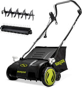 Sun Joe AJ805E 13A Electric Dethatcher & Scarifier, 15 in.
