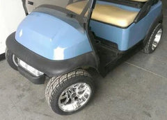 Blue 48v Electric Club Car Precedent Golf Cart with Custom Rims & Tires