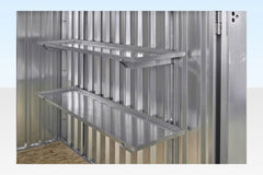 3M X 2.1M Flat Pack Storage Container – Galvanised