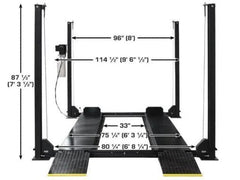 Atlas Apex 8 8,000 lb 4-Post Lift Car