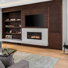 American Hearth | Boulevard Linear Gas Fireplace 36 in | DVLL36BP92N