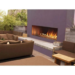 American Hearth | Carol Rose Linear Outdoor Fireplace 60 in | OLL60FP12SN