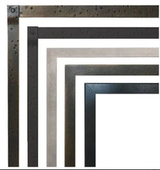 American Hearth | Distressed Pewter Frame Forged Iron 36 in | DFF36LFPD