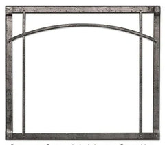 American Hearth | Rushmore Arch Inset Distressed Pewter 35 in | DFF35RPD