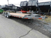 BWise 7 x 22 Low Profile Split-Tilt Equipment Trailer