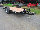 BWise 5 x 12 Equipment Trailer – Single Axle Tilt-Deck